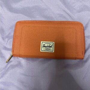 Herschel Orange Clutch Wallet